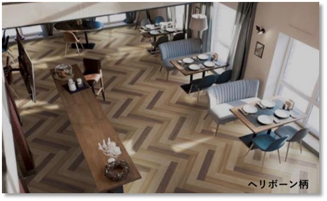 『メラミンタイル』店舗内装業界で採用激増‼